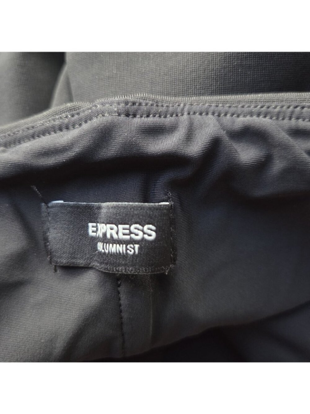 Express Columnist Straight Leg High Rise Black Dress Pants Womens Size S - Picture 3 of 16